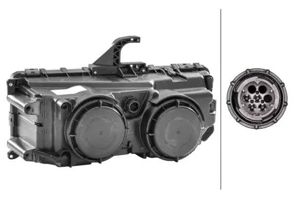 Hovedlyskaster Halogen høyre Hella 