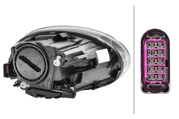 Hovedlyskaster Halogen VW beetle venstre Hella 