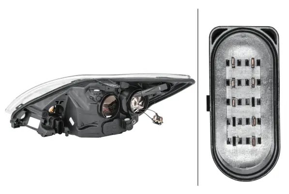 Hov.lysk,hs,halogen,Ford Focus 04-09 Hella 