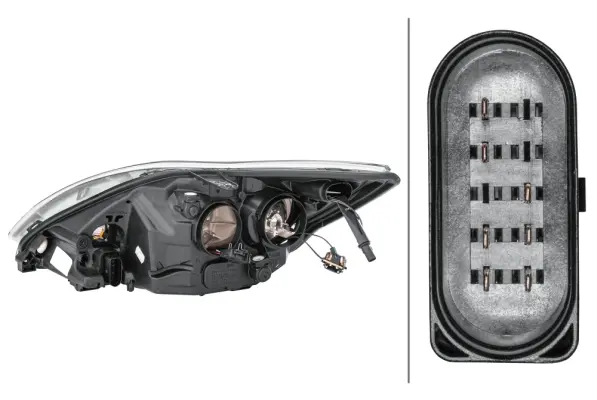 Hov.lysk,hs,halogen,Ford Focus 04-09 Hella 