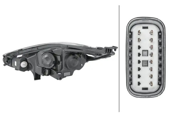 HEADLAMP  ES A/F PO BL T LW RH       1EE Hella 