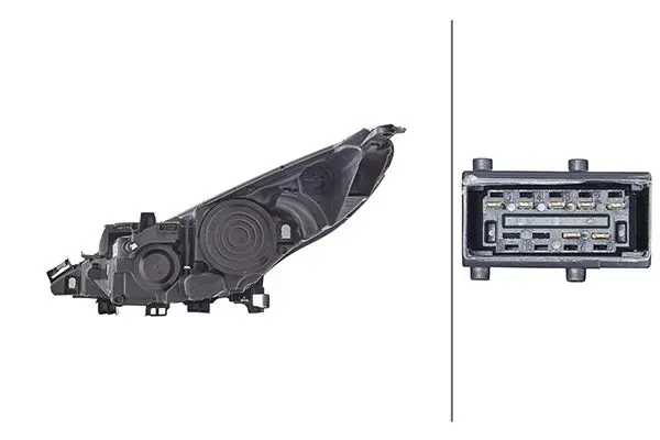 Lysk. H1/H7 Peugeot 207 02/06- Hø Hella 