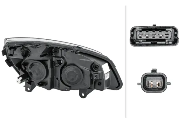 Lysk. H7/H1 Renault Senic II Ve Hella 