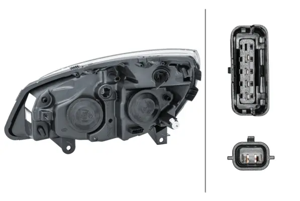 Lysk. H7/H1 Renault Senic II Hø Hella 