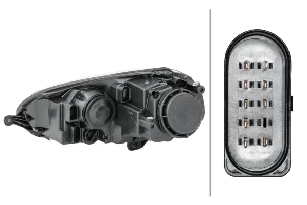 Hovedlampe Golf V Hella 