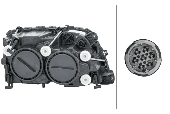 Lysk. Halogen MB Actros 03- Ve Hella 