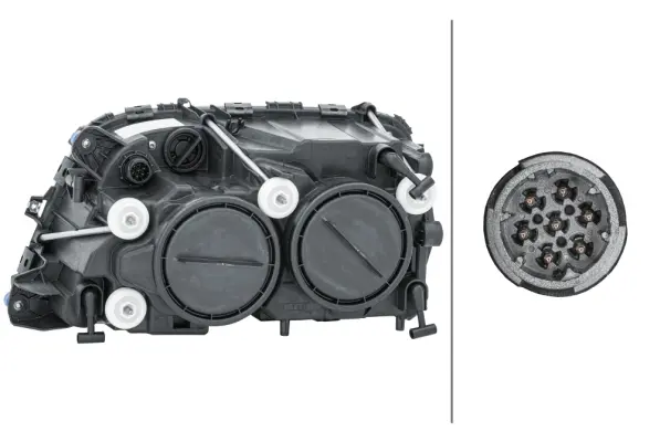 Lysk. Halogen MB Actros 03- Hø Hella 
