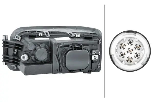 hovedlyskaster høyre 24v MAN Hella 