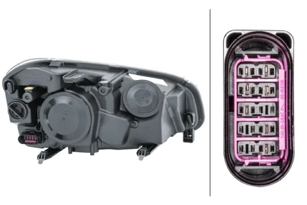 Lysk. Halogen Ford C-Max 07- Ve Hella 