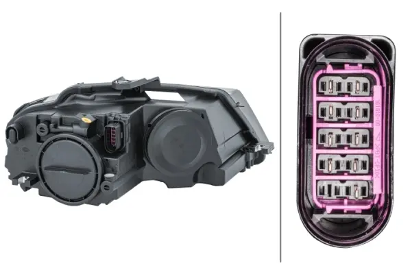 Lysk. Halogen Audi A3 Ve Hella 