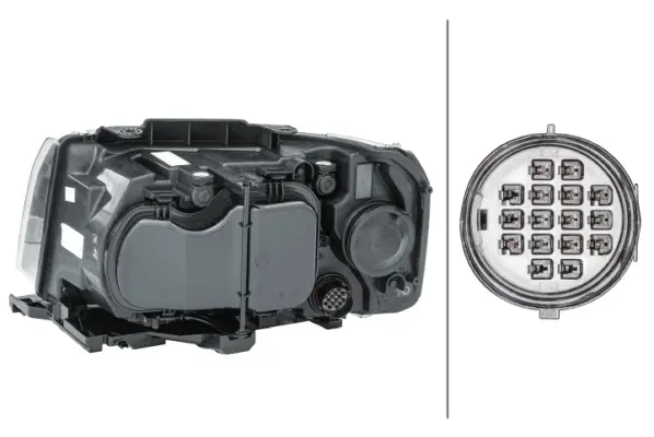 Hovedlampe  LED Høyre Landrover Freeland Hella 