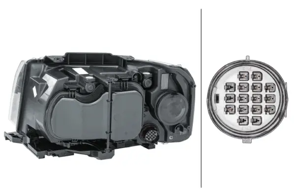Hovedlampe  LED Høyre Landrover Freeland Hella 