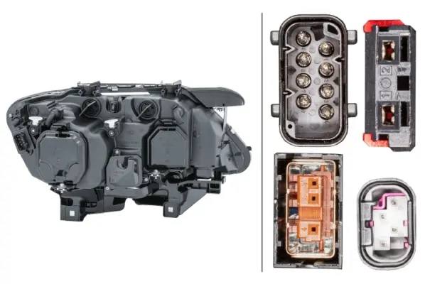 Bi-Xenon/H7 Lysk. BMW E65/66 05/05- Ve Hella 