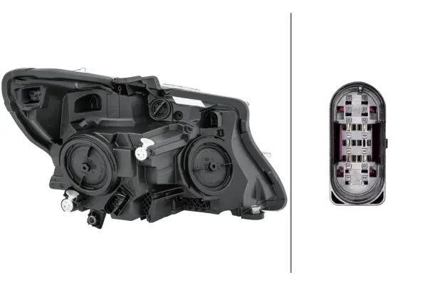 Hovedlykt halogen MB venstre Hella 