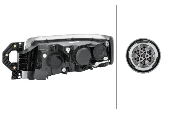 Hovedlyskaster høyre 24v Renault Hella 
