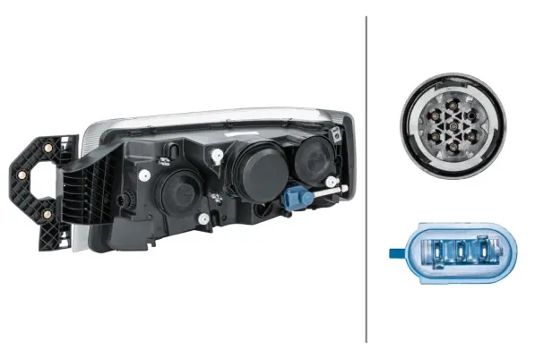 HEADLAMP DE-ES AFPO BL NW RH MG24    1EL Hella 