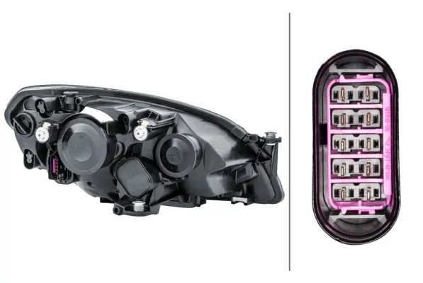 Hovedlampe Skoda Hella 