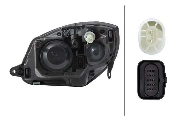 Hovedlampe Bi-Xenon Venstre Hella 