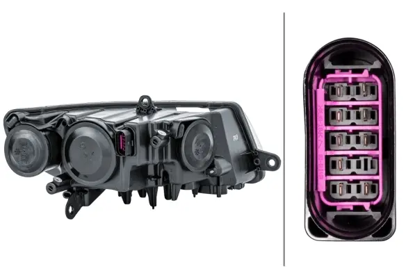 Hovedlampe Halogen Venstre Hella 