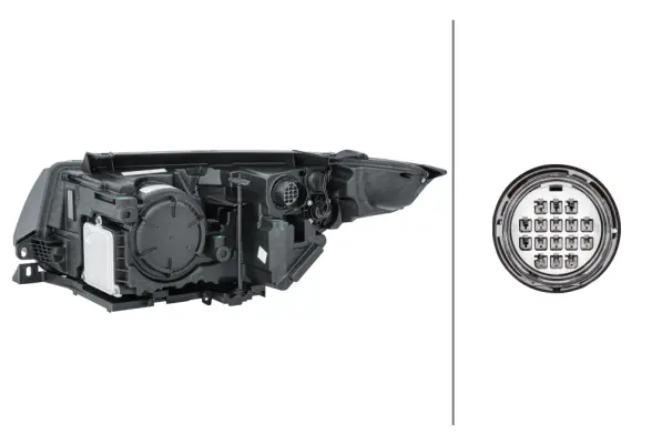 Hovedlampe Halogen Hella 