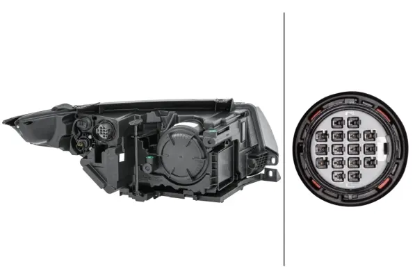 Hovedlampe Halogen Hella 