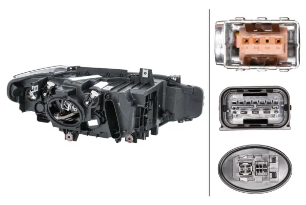 hovedlyskaster venstre Xenon - Bmw Hella 