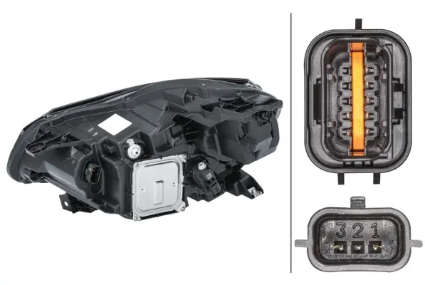 HL LED ES FF A F BL T PO MD12 RH     1EX Hella 