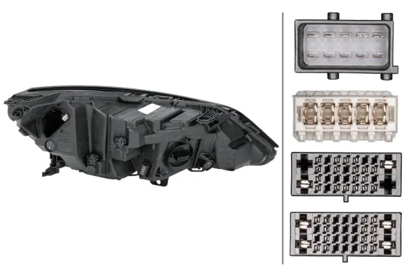 HL LED  ES A F BL T PO CO LW LH MD   1EX Hella 