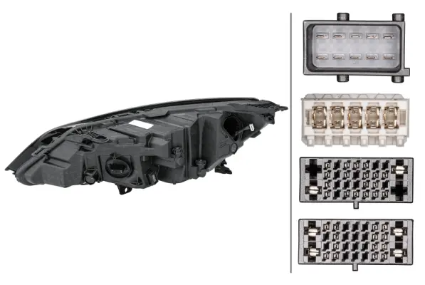 HL LED ES A F BL T PO CO LW RH MD    1EX Hella 