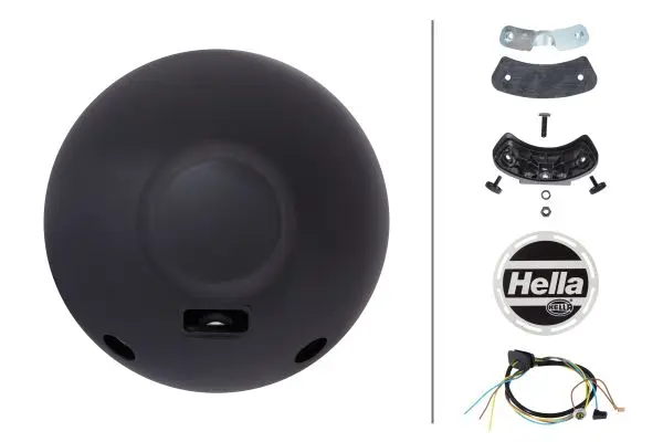 HEADLAMP ZFPO 0/180GR SW             1F8 Hella 