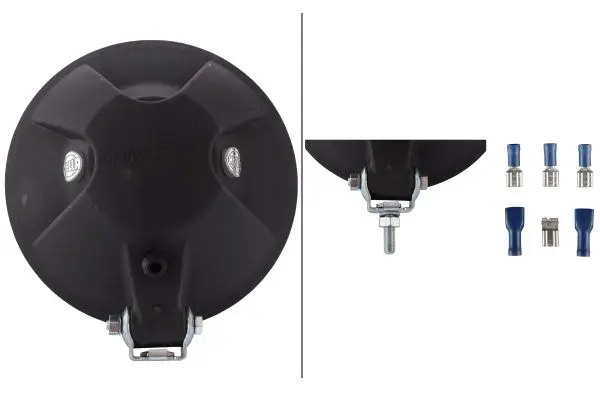 HEADLAMP FF-ZFPO BLACK 0GR           1F8 Hella 