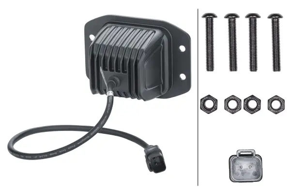 LED CUBE KIT 3.2" FLOOD FLUSH        1FA Hella 