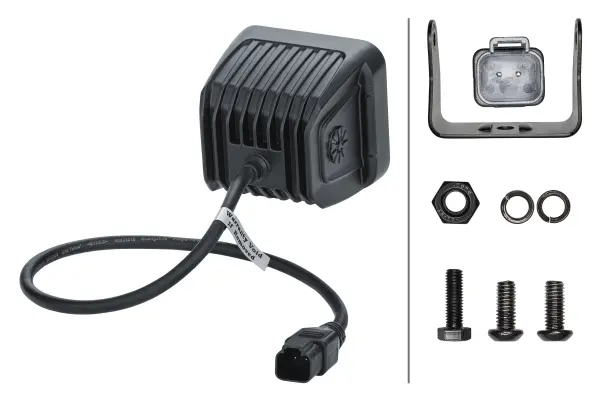 LED CUBE 3.2" FLOOD                  1FA Hella 