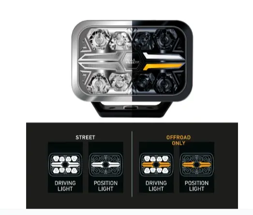 VF BLADE AUX. CHROME 9 REC W/A PO,R  1FJ Hella 