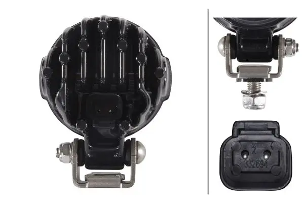 Modul 50 LED arb.lykt 12-24v 800Lm Fjern Hella 