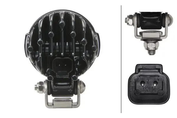 Modul 50 LED Spot Rød Hella 
