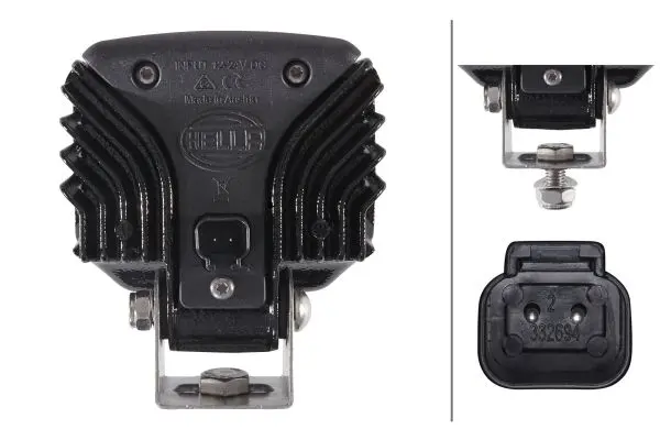 LED Arbeidslysk.PowerBeam 1000 UL godkj Hella 