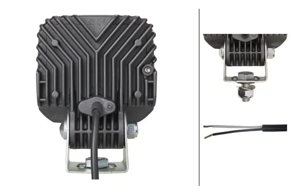 Arbeidslampe LED Q90compact fjærn 1000lm Hella 