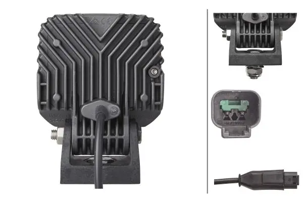 WORK LAMP BA 0GR MD12-24 LT-DT/ADR   1GA Hella 
