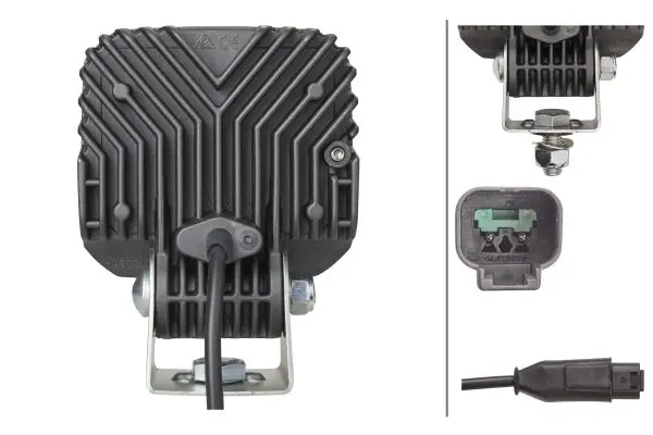Arbeidslykt LED Q90 compact Deutschkont Hella 