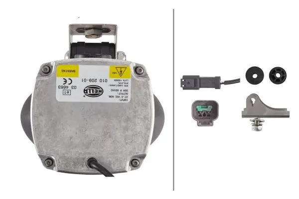 Arbeidslysk. Oval 100 xenon 24v DT-konta Hella 