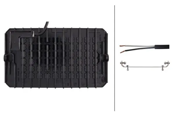 LED Arbeidslysk. FlatBeam 1000 m/brakett Hella 