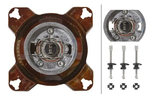FF-H7-fjernlyskaster med 12V pære 90mm Hella 