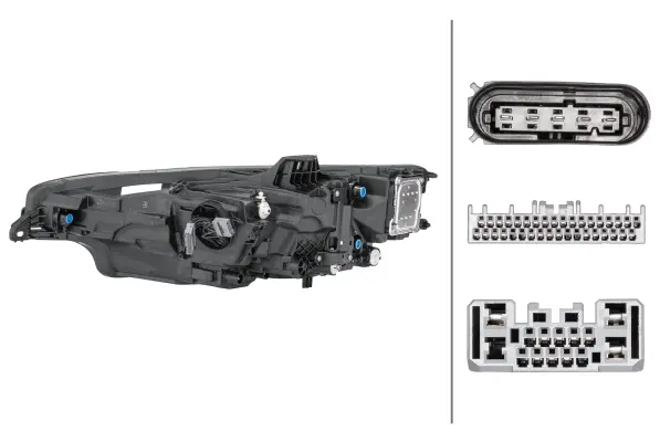 HL LED AFS ES FF A F BL TPO LW RH    1EX Hella 