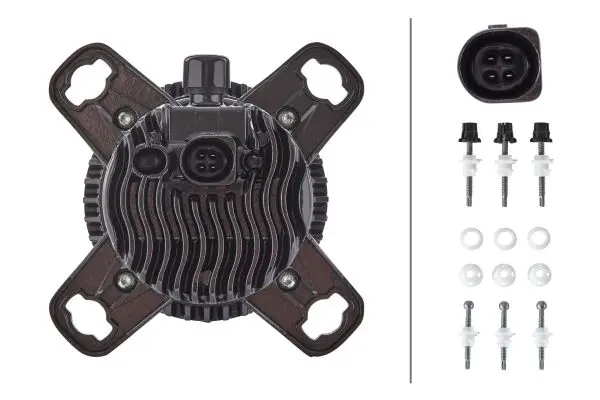 HEADLAMP DE-LES A DRL/PO MD12/24     1ML Hella 