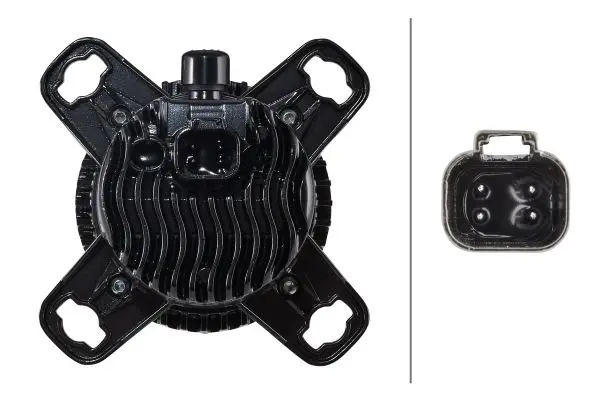 HEADLAMP DE-LES A DRL/PO MD12/24     1ML Hella 