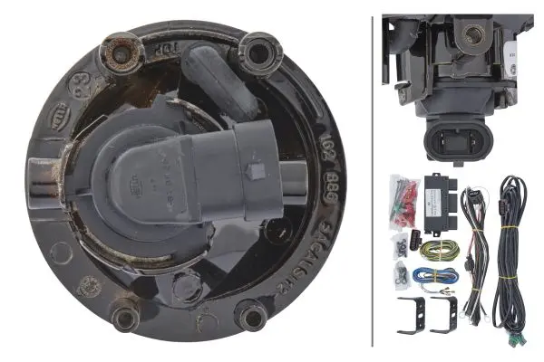 Kurvelyskaster sett Universal 12V Hella 
