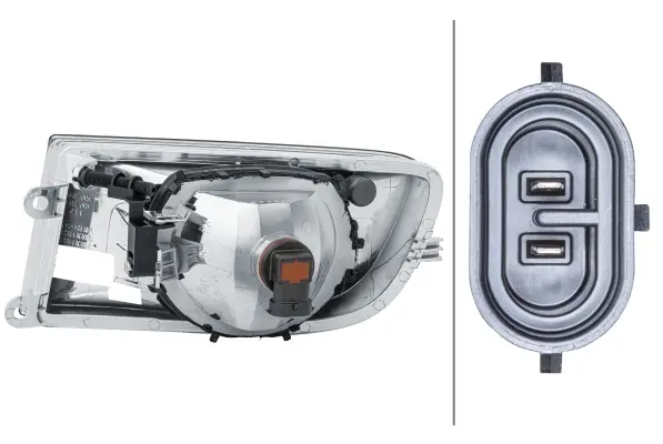 Tåkelysk,H8,hs, Skoda Octavia 04-08 Hella 