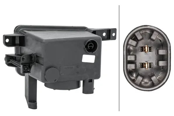 Fog Light, H3, right Hella 