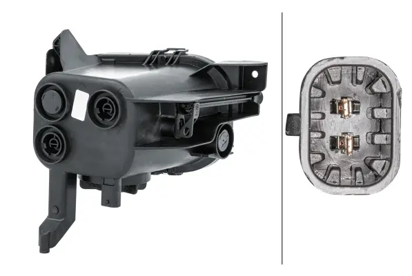 Fog Light, H3, left Hella 